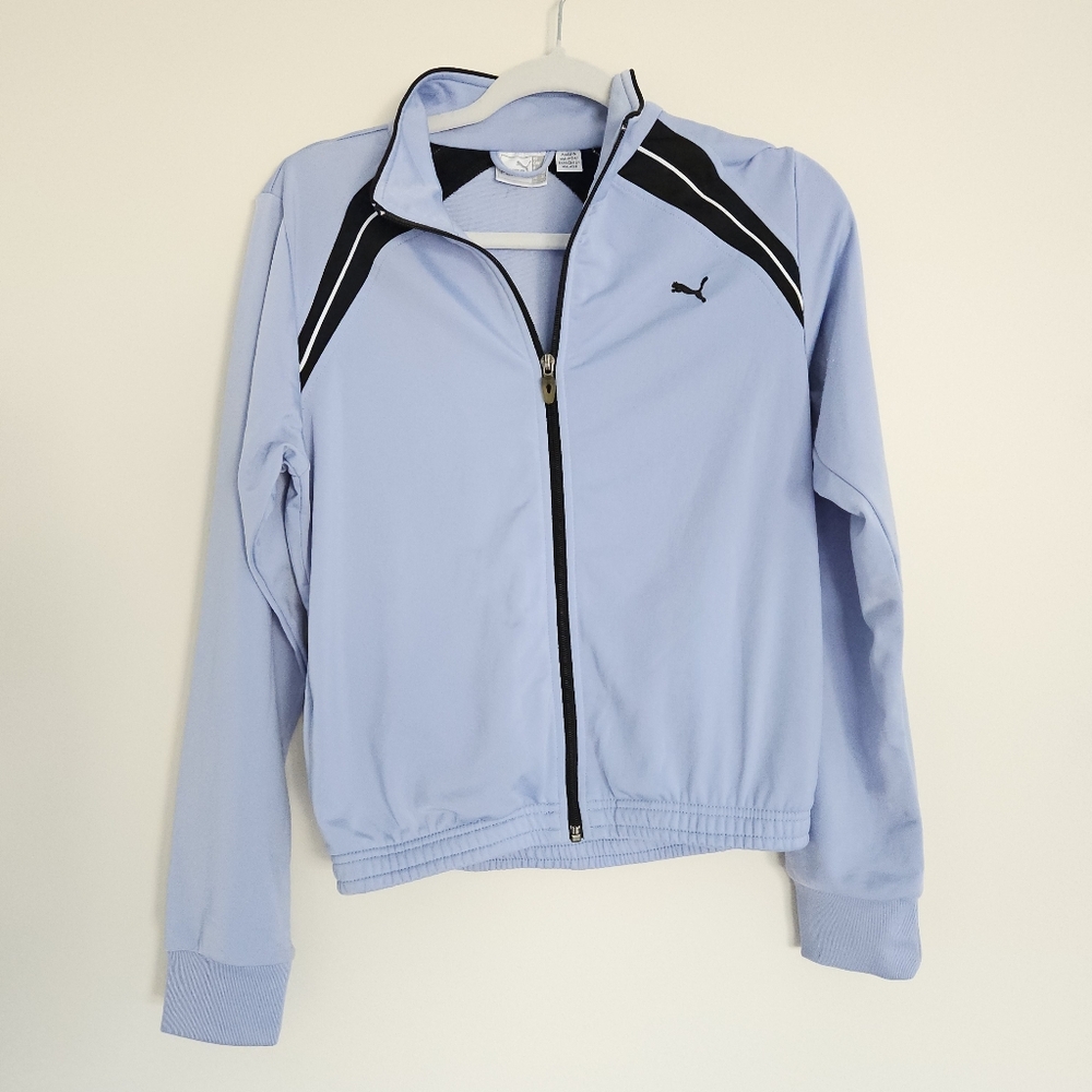 PUMA Track Jacket Retro Running Small S Blue